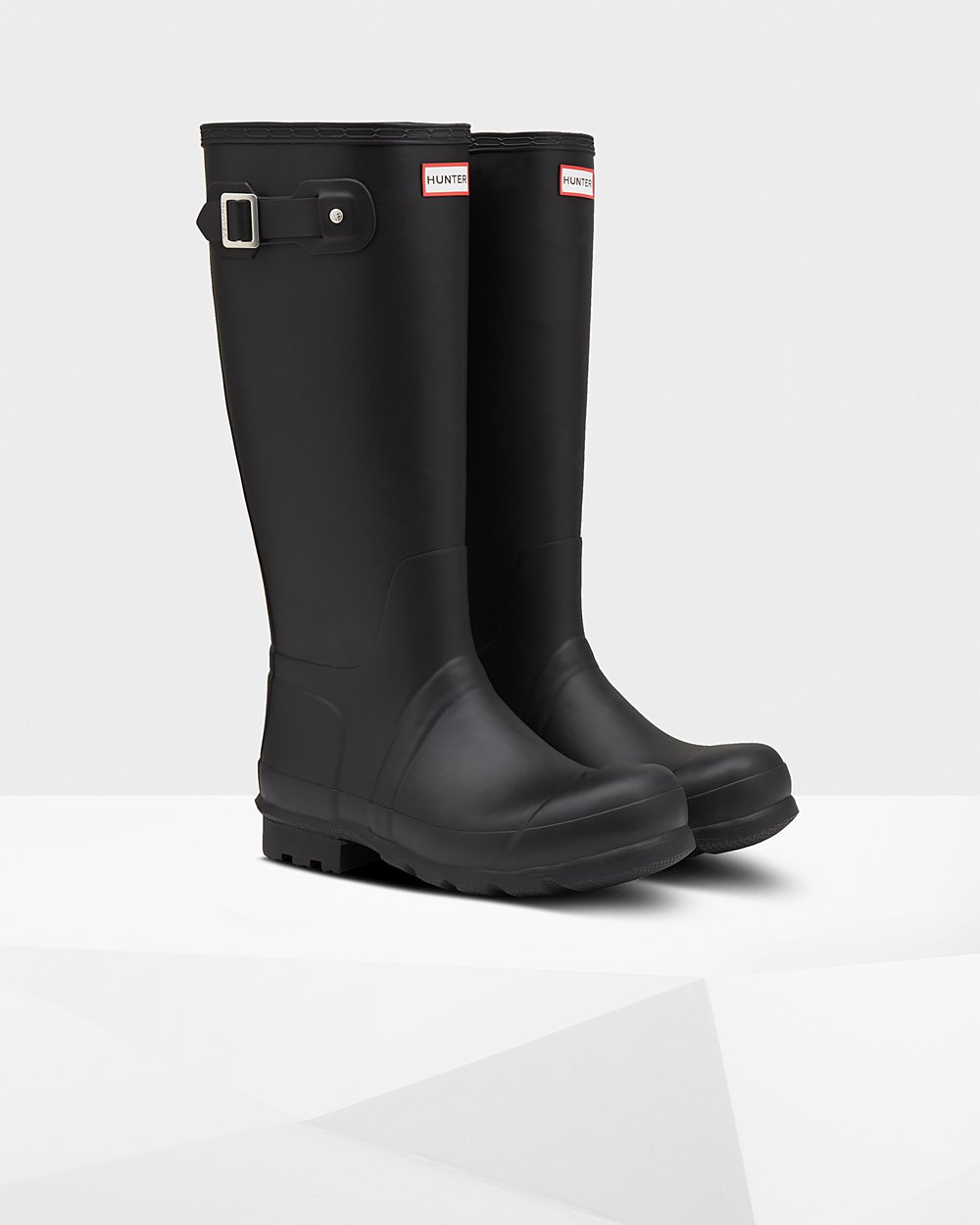 Men Hunter Original Insulated | Tall Rain Boots Black | NZ-12769-XSRA